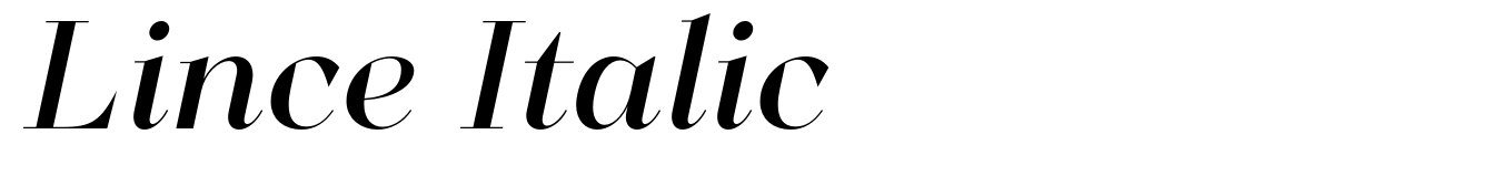 Lince Italic